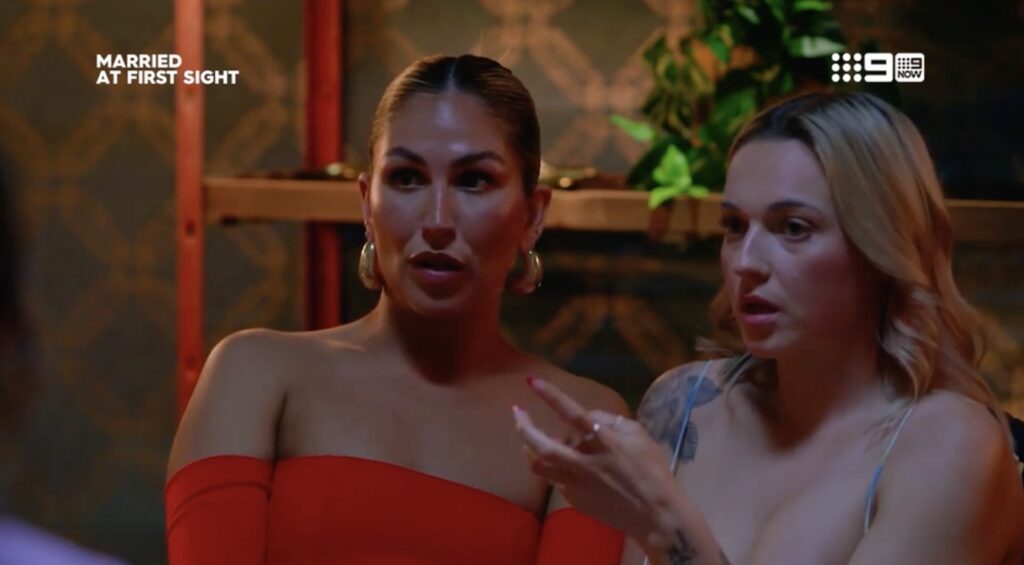 Sara and Tori. MAFS, Nine